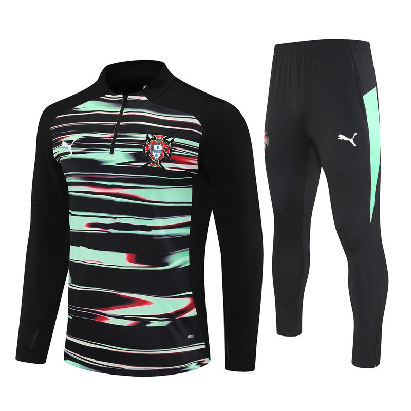 25/26 Portugal Green Black Tracksuit