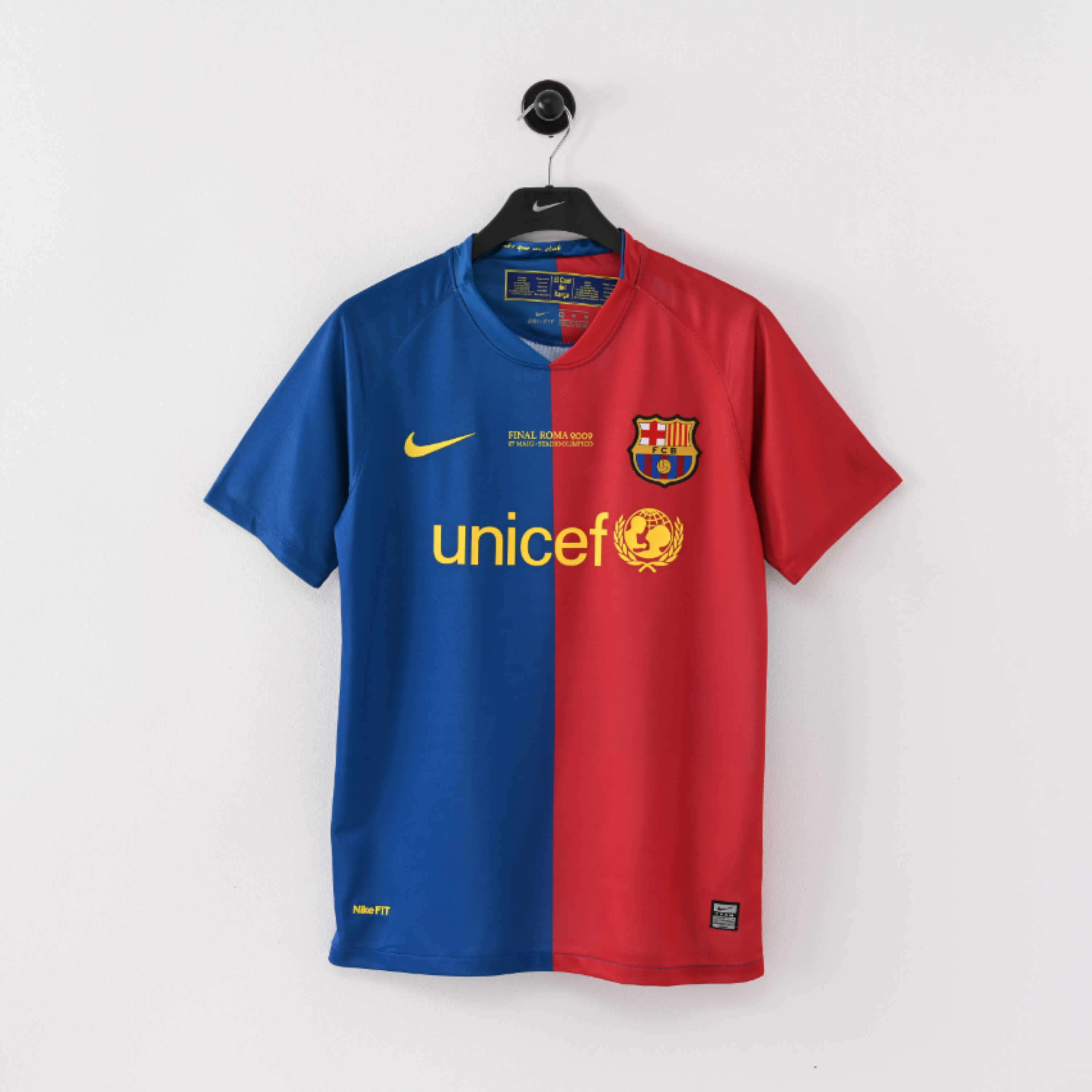 2008/09 Barcelona Retro Home Kit - UCL Final Edition