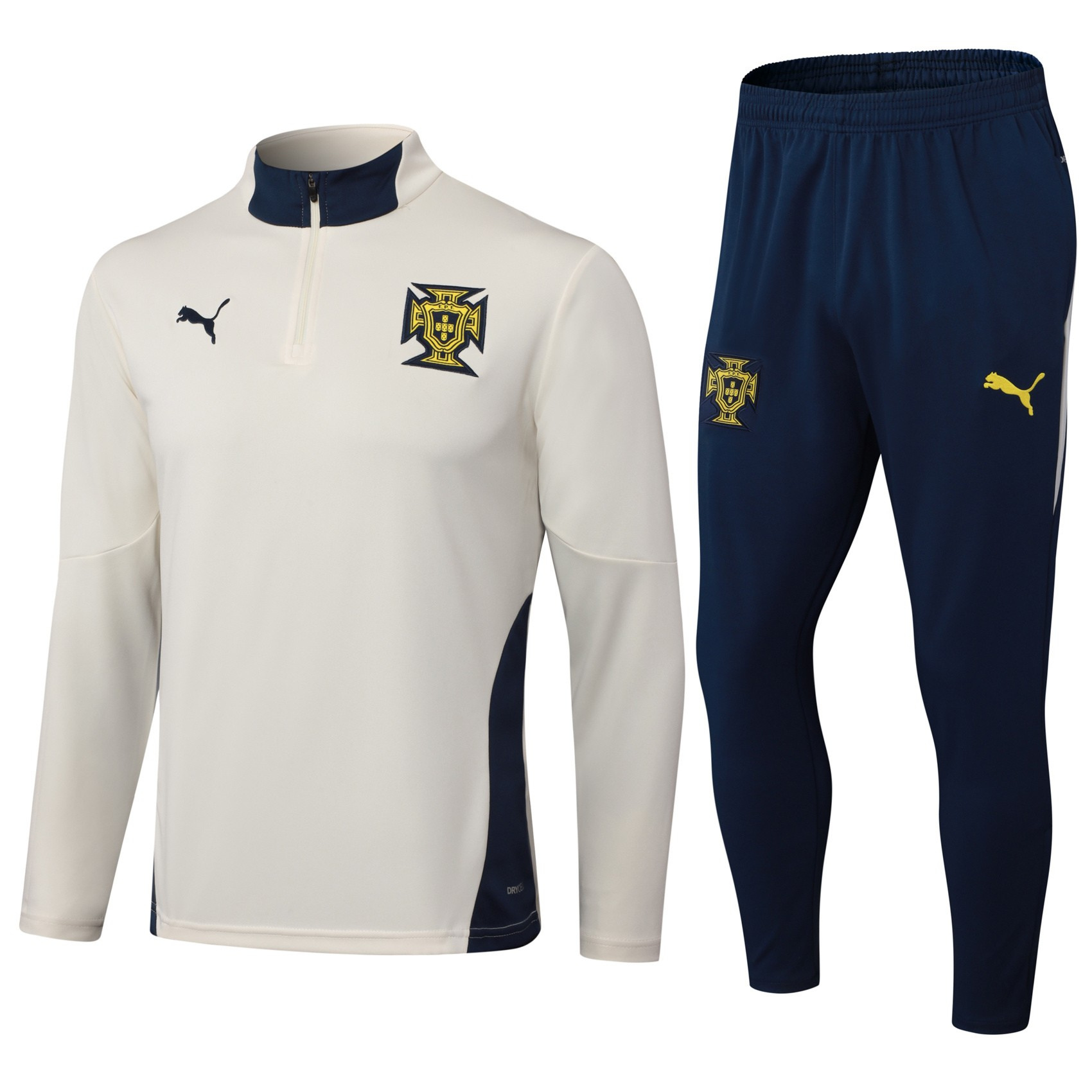 25/26 Portugal White Navy Kids Tracksuit