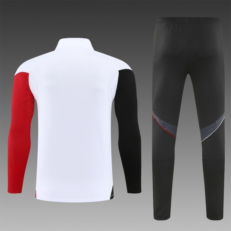 25/26 Ajax White-Black-Red Tracksuit